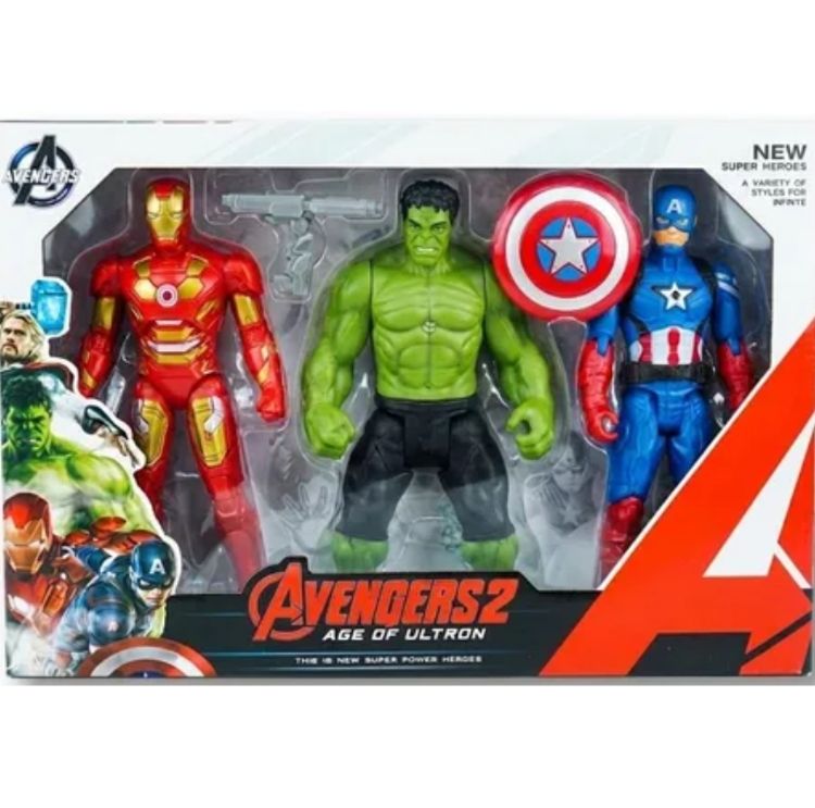 3Pc Avenger Toy set 