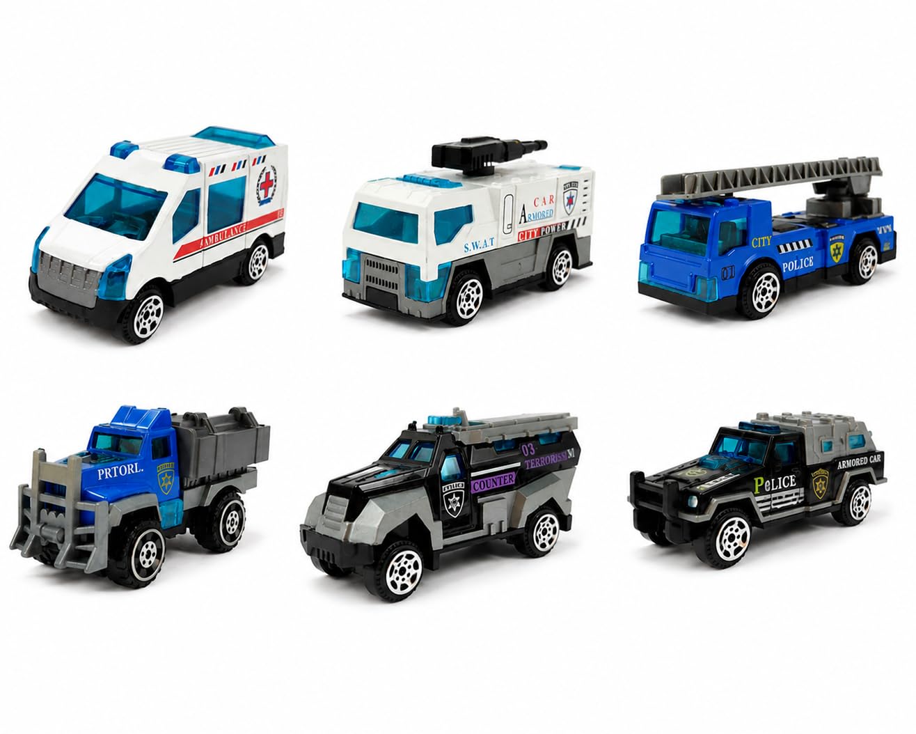Die Cast Patrol Team Toy set 