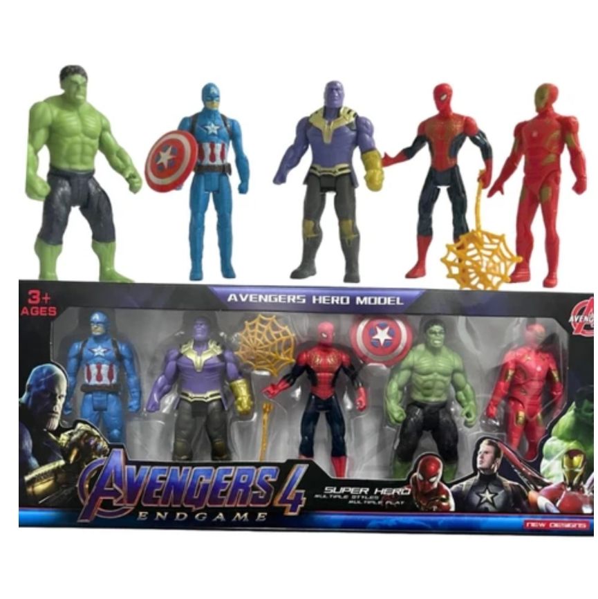 5 Characters Avengers Toy set 