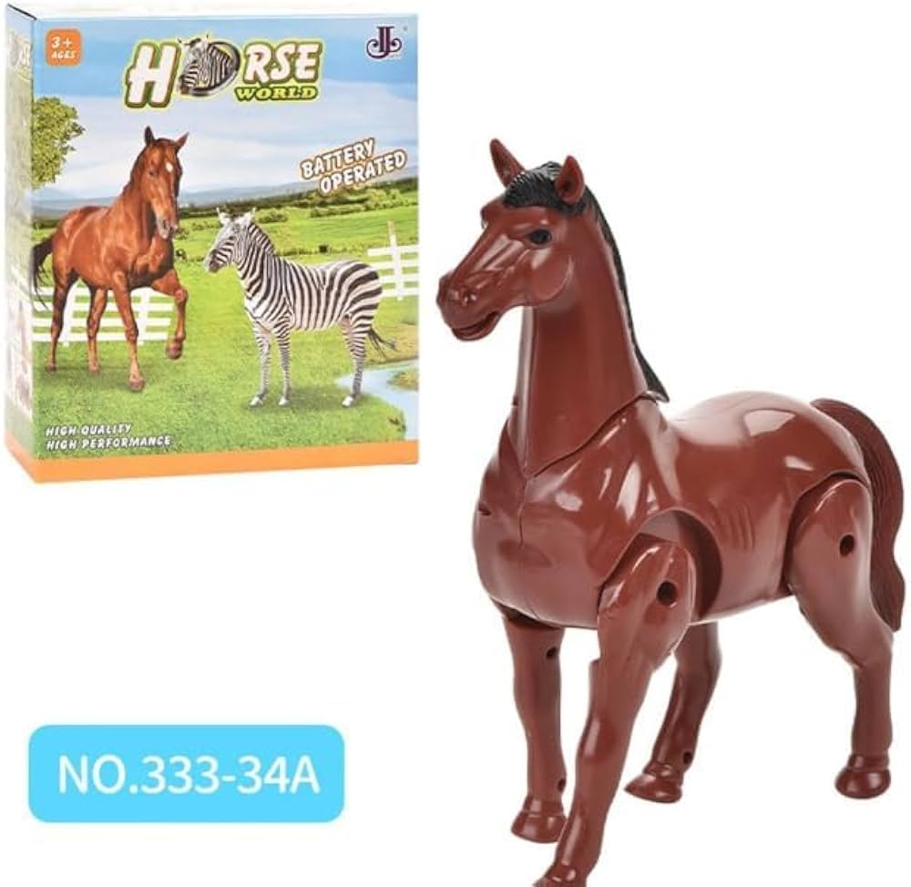 Horse Animal Figure Toy with Walking and Realistic Sound