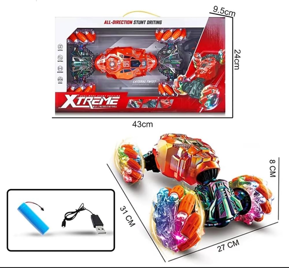 Xtreme Dual-Mode Stunt Drifting RC Car