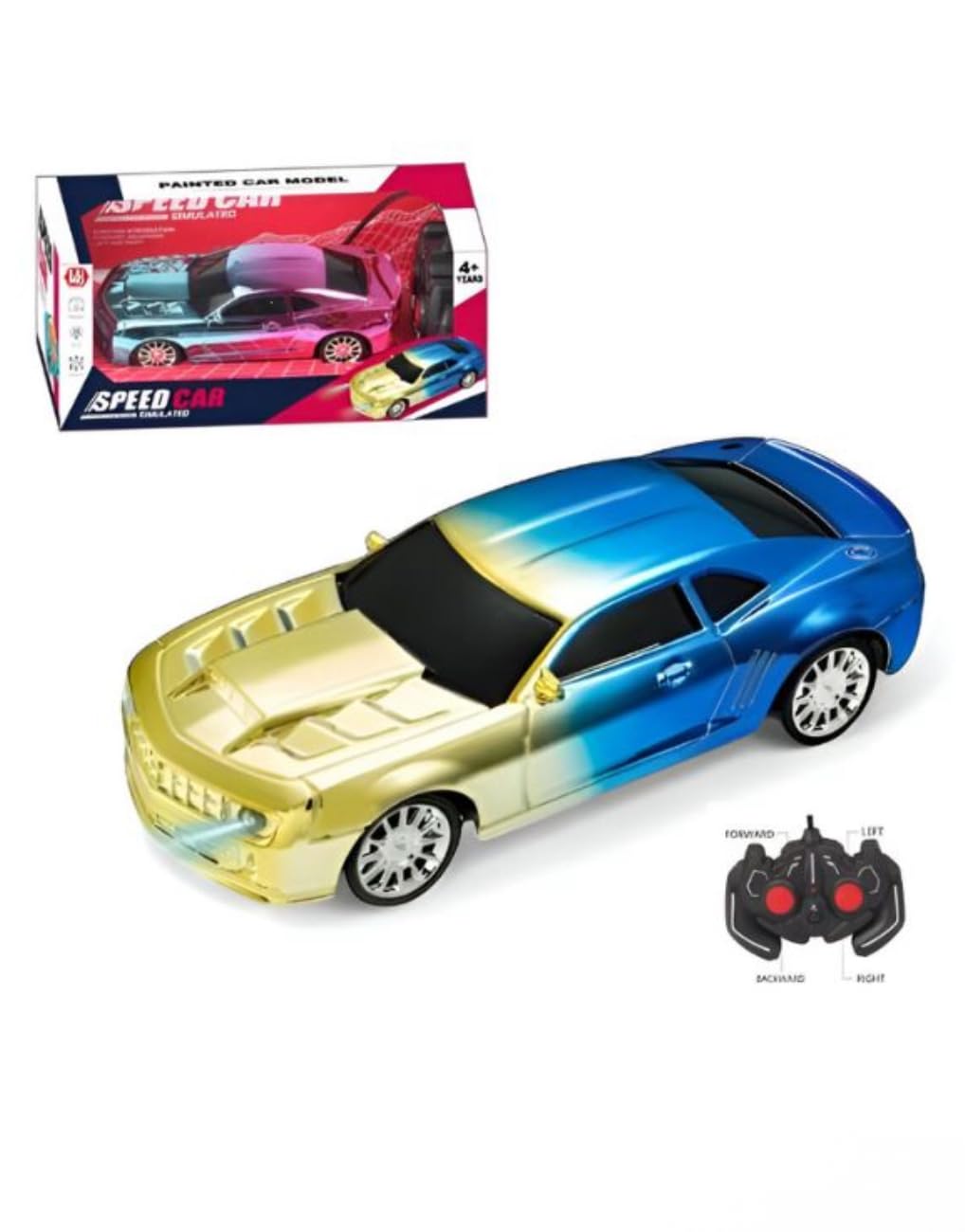 Speed Car chrome body rc car