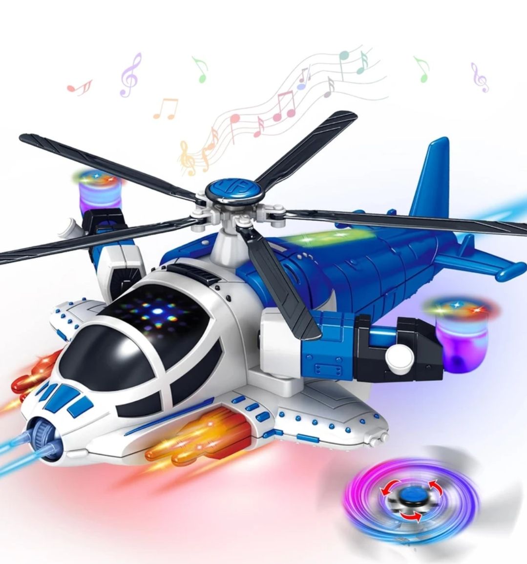 Helicopter Toy with 360 rotation light & Sound
