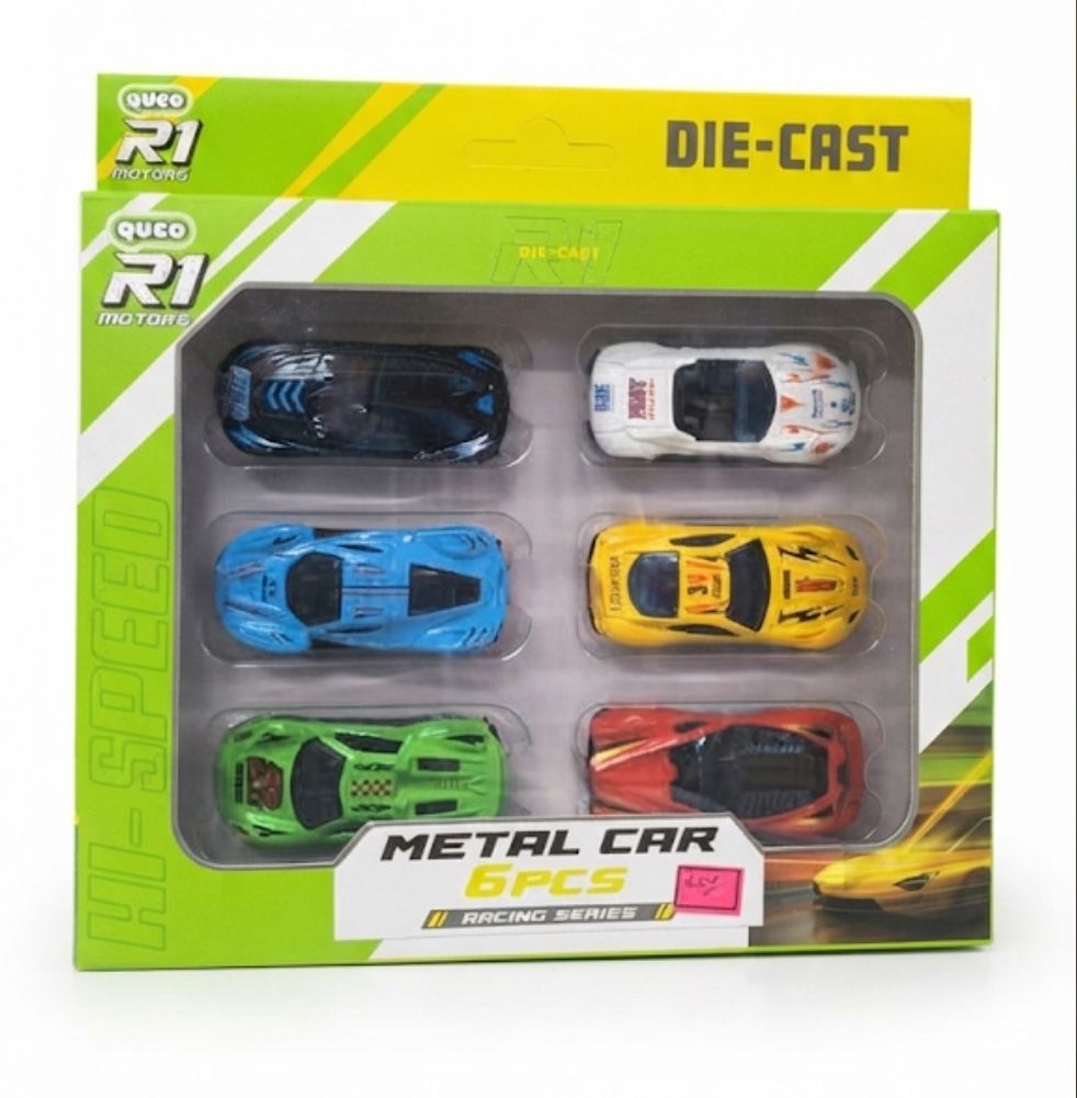 6Pc Die cast Cars