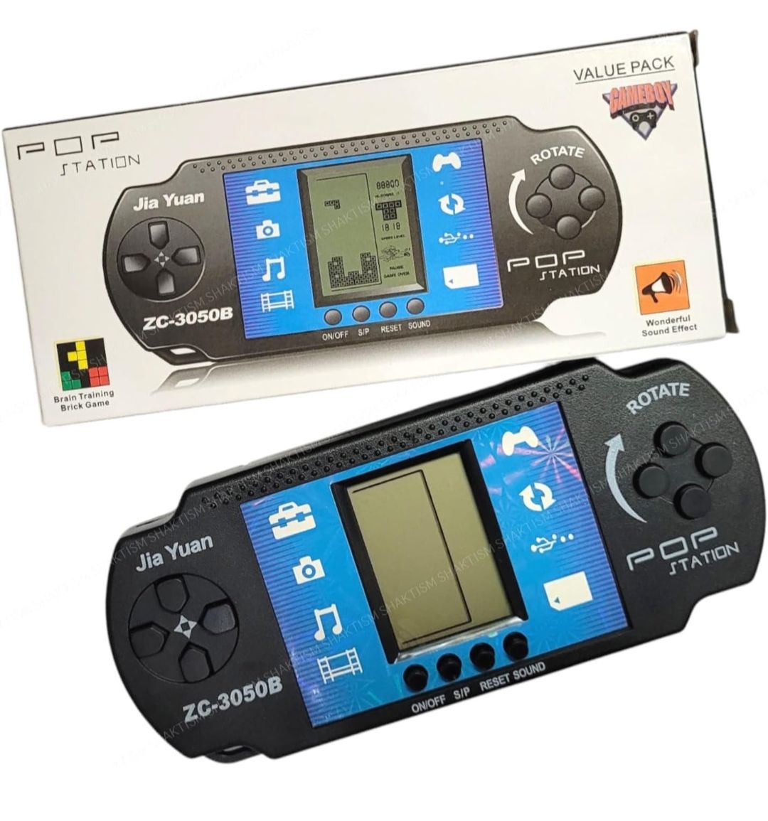 Handheld Electronic Brick Game, Retro Video Game Console for Kids