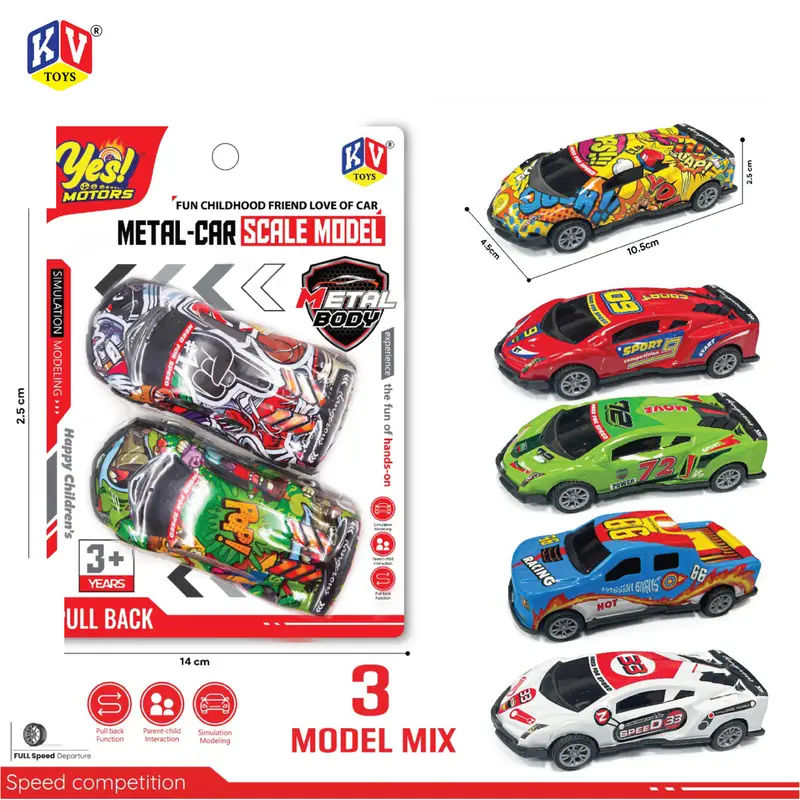 2pc Pack Die Cast Cars