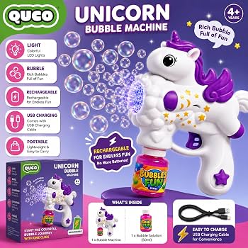 Unicorn bubble Machine