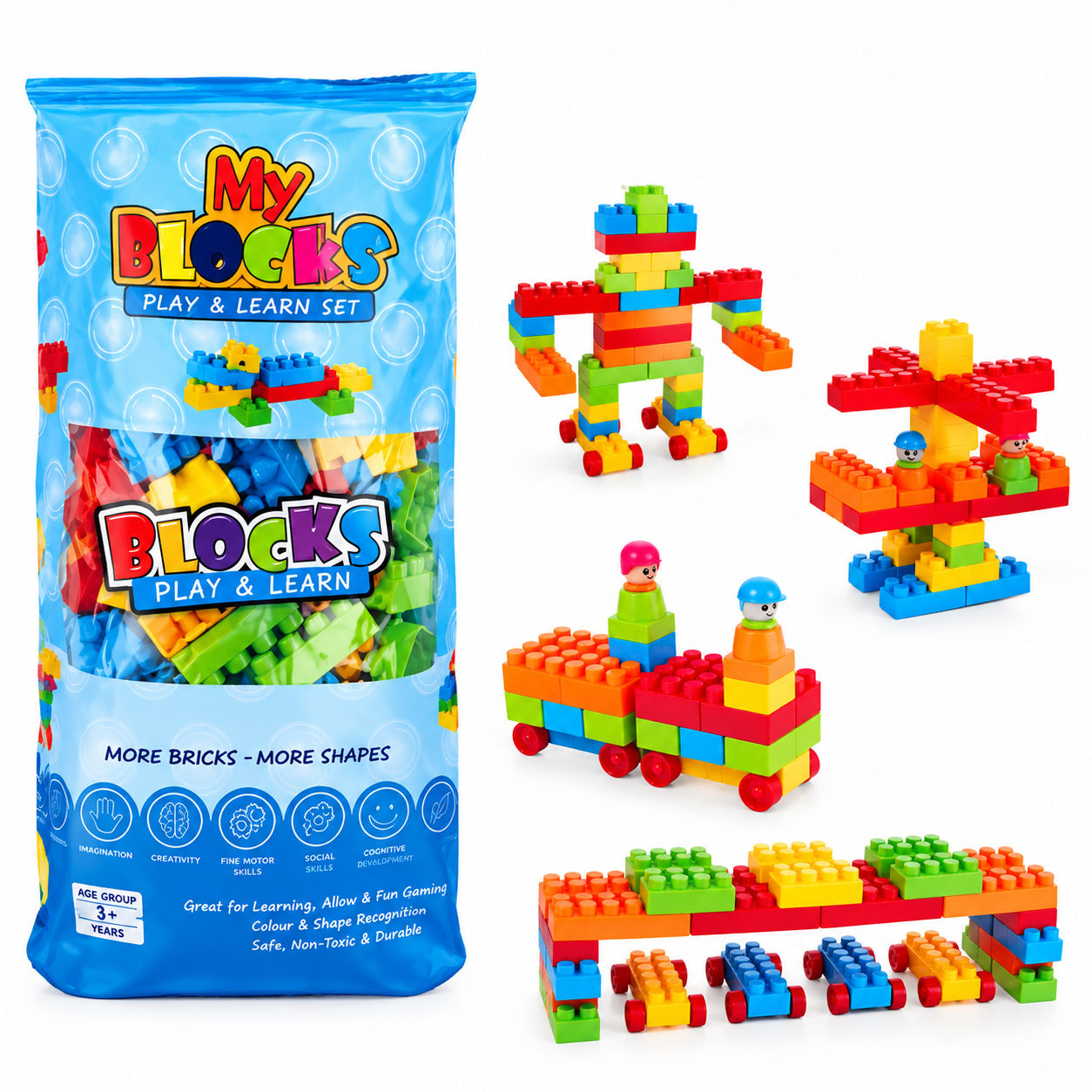 My Blocks 200pcs Mega size