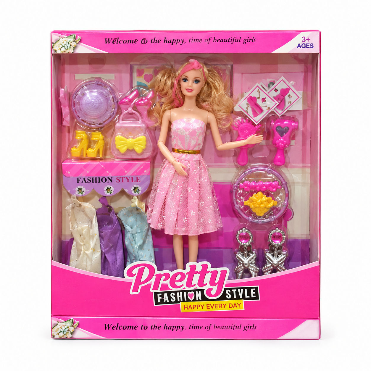 Pretty Fashion Style doll set