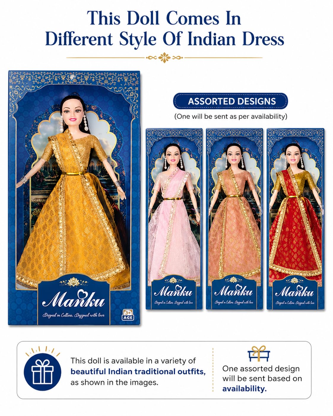 Traditional manku Doll set