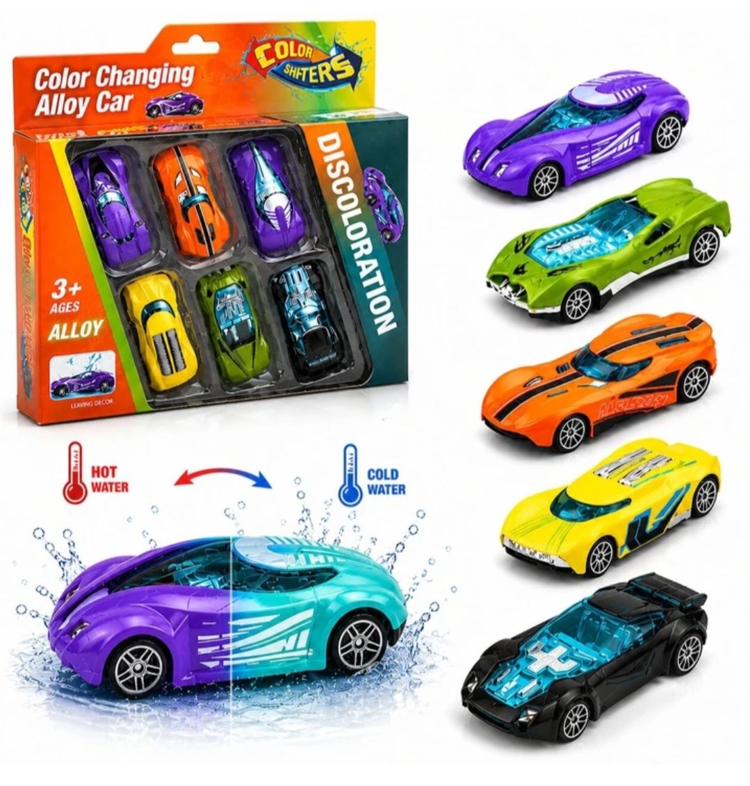 Colour Change Hot wheels set