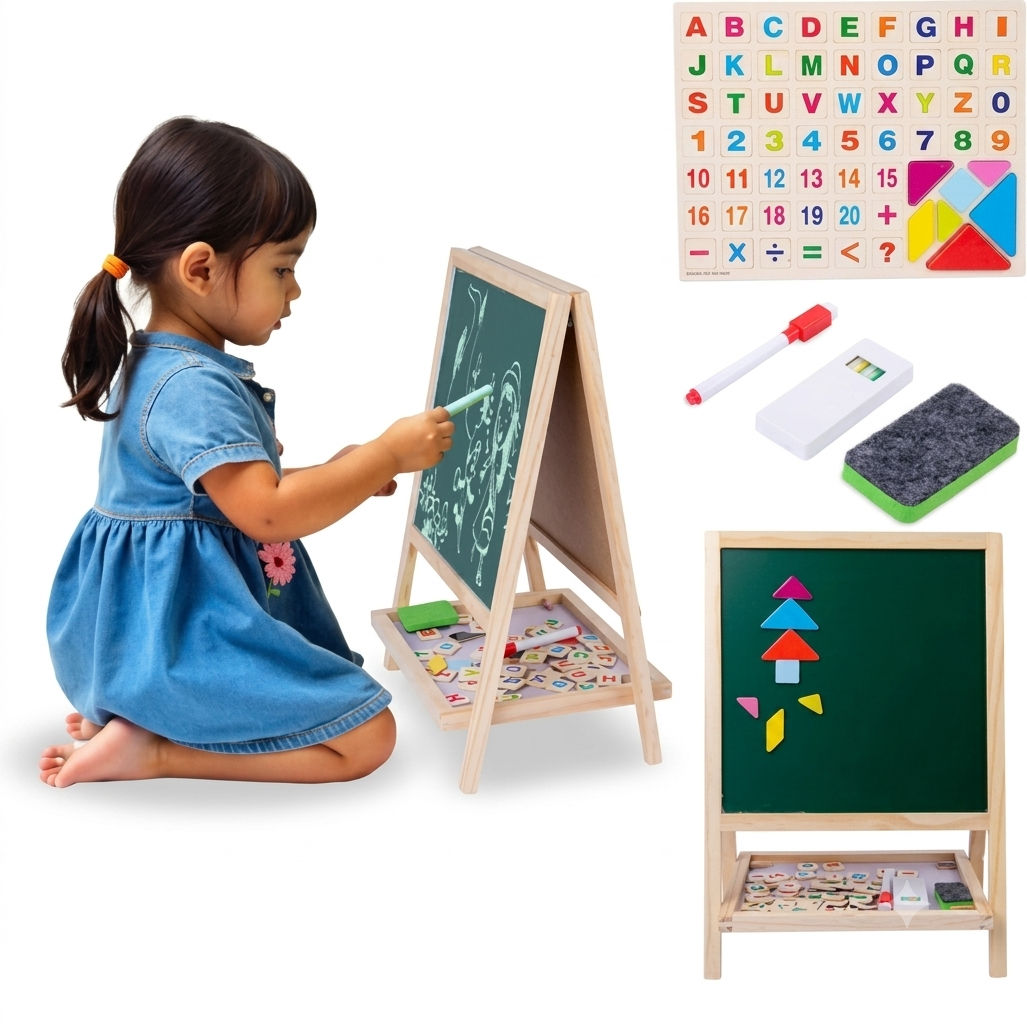 Multifunction jumbo 2side slate