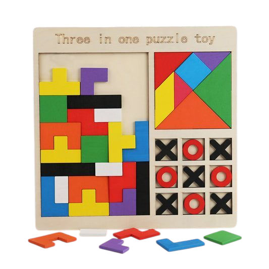 3in1 Puzzle wood