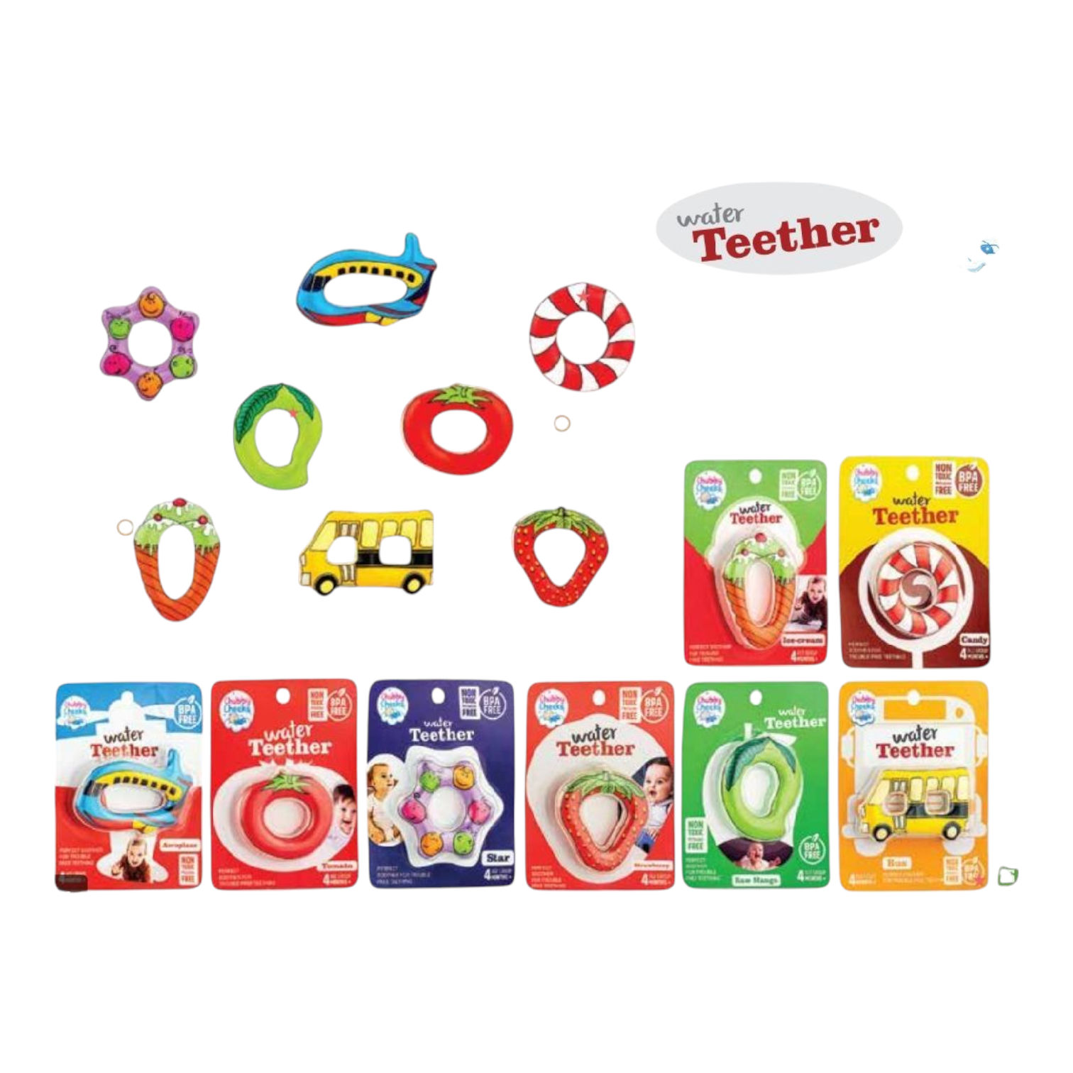 Baby teether water