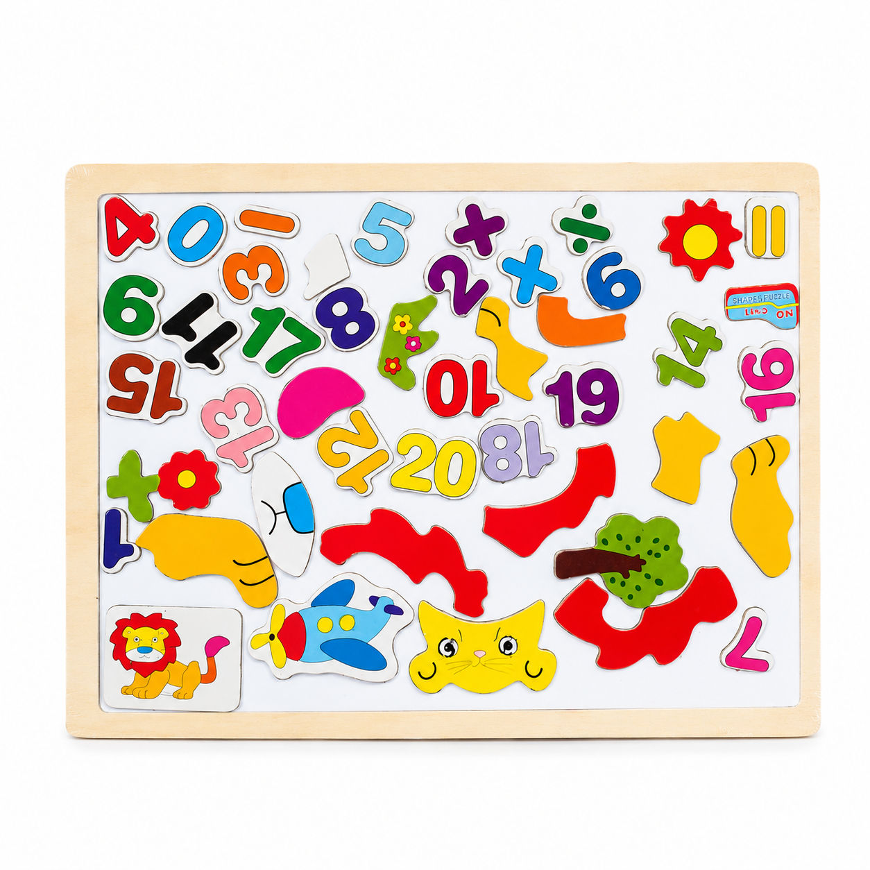 Magnetic slate with symbols