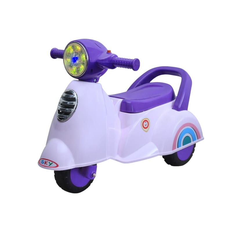 Vespa scooter rider 555