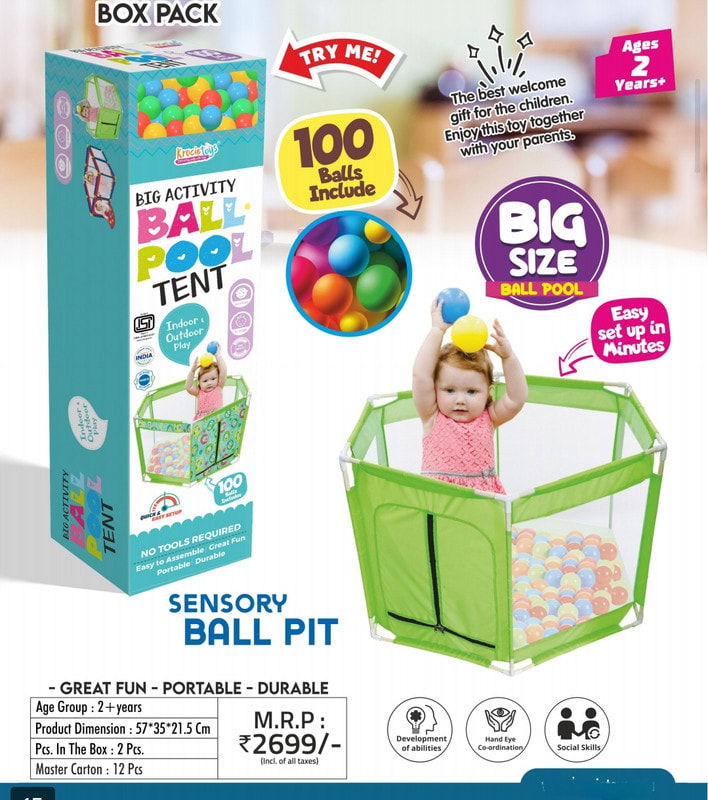 Baby pool hexagen (100pc balls)