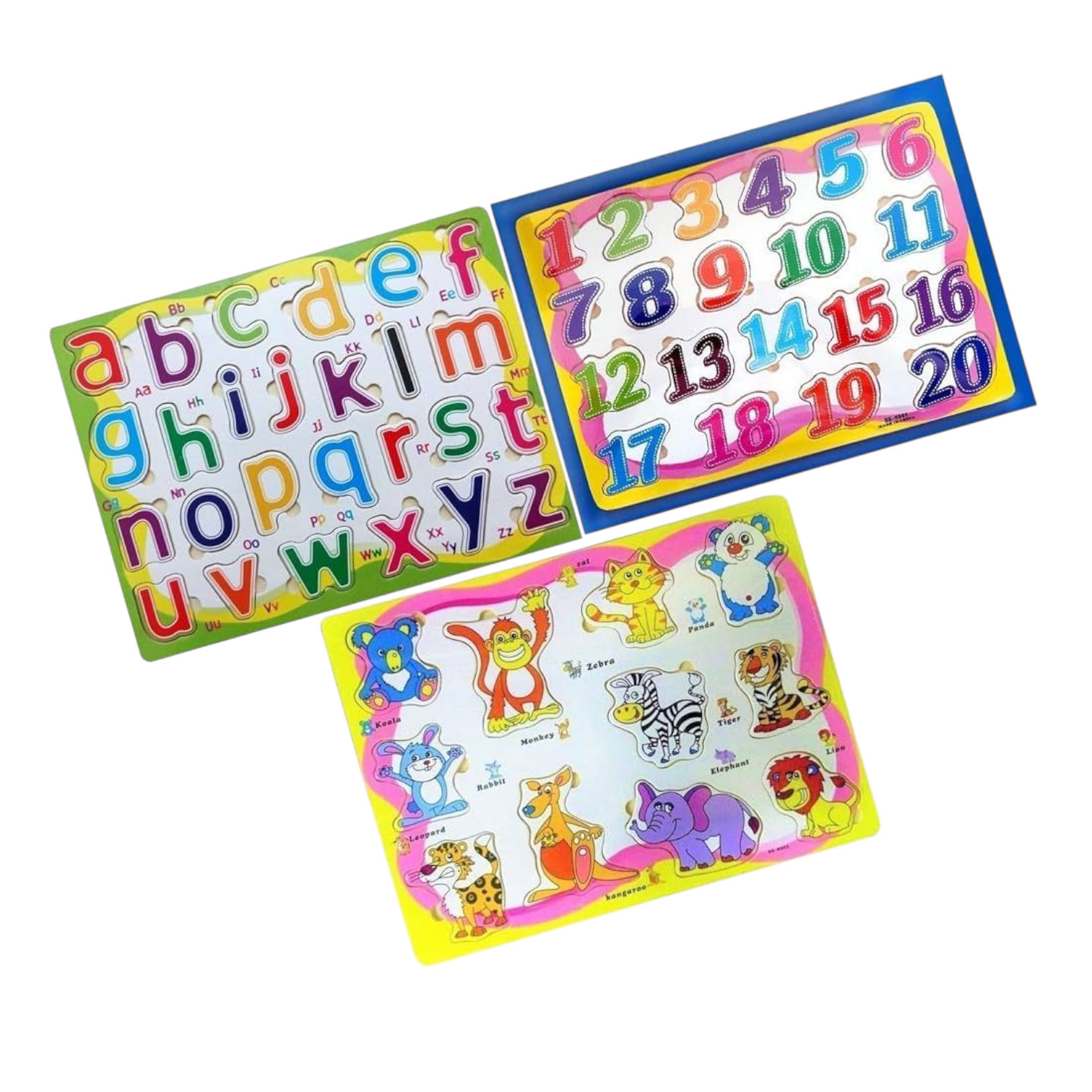 Abcd Wooden multi colour 