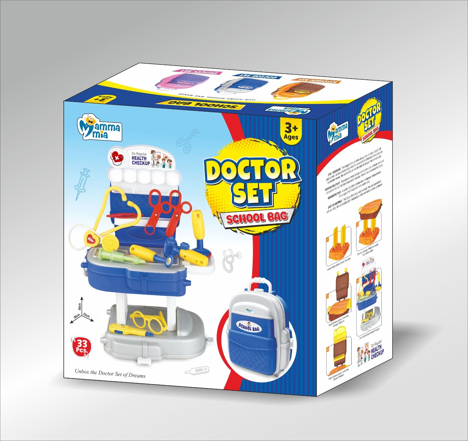 Doctor set school bag