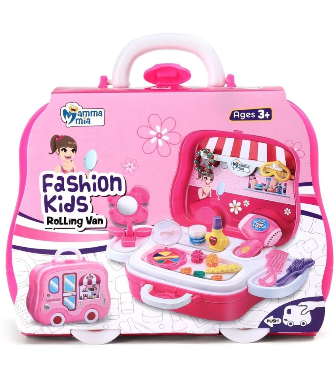 Beauty set rolling wheels 