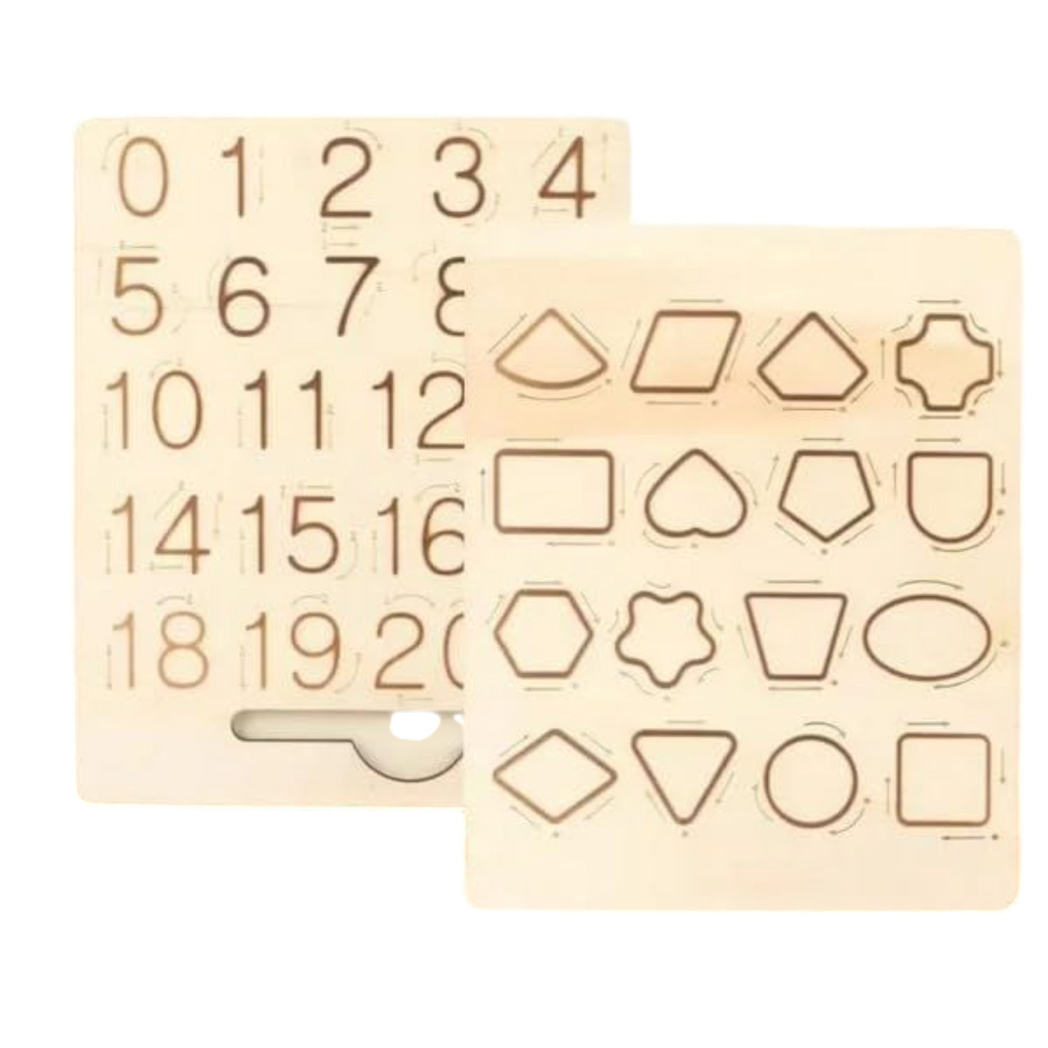 123 and shapes tracing slate