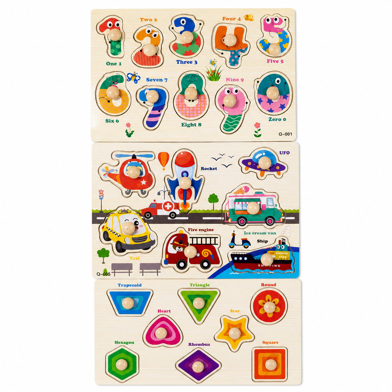 Pin Baby Wood puzzle