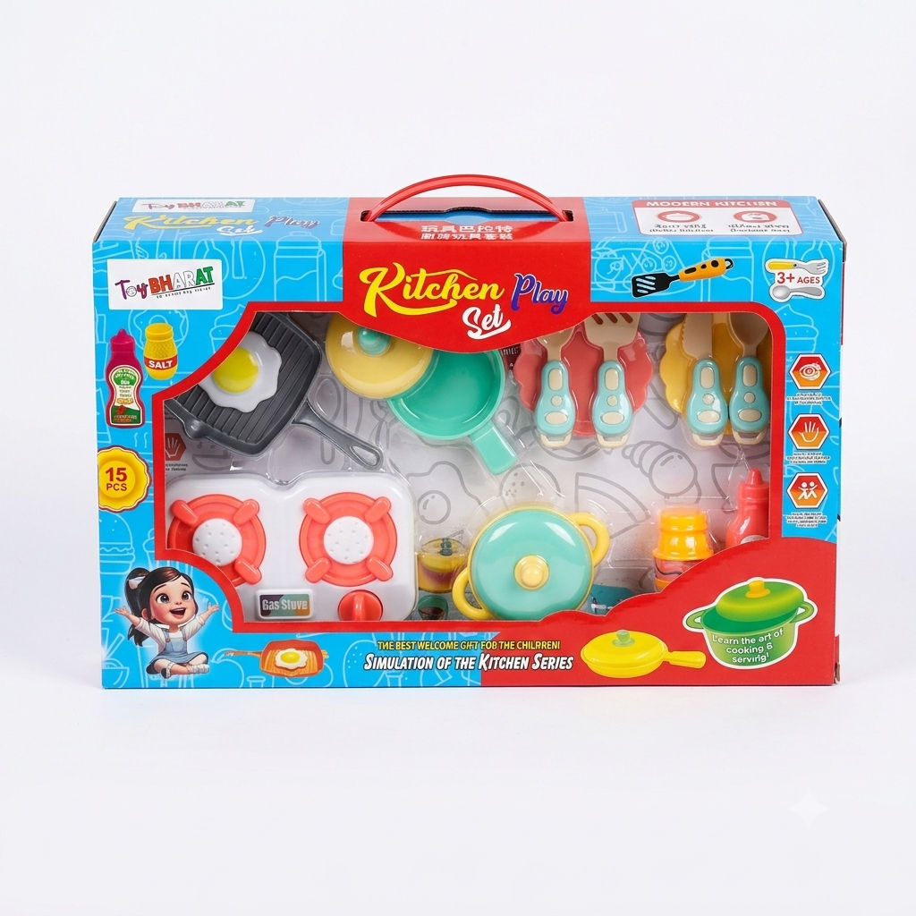 Kitchen Play set 15 Pcs