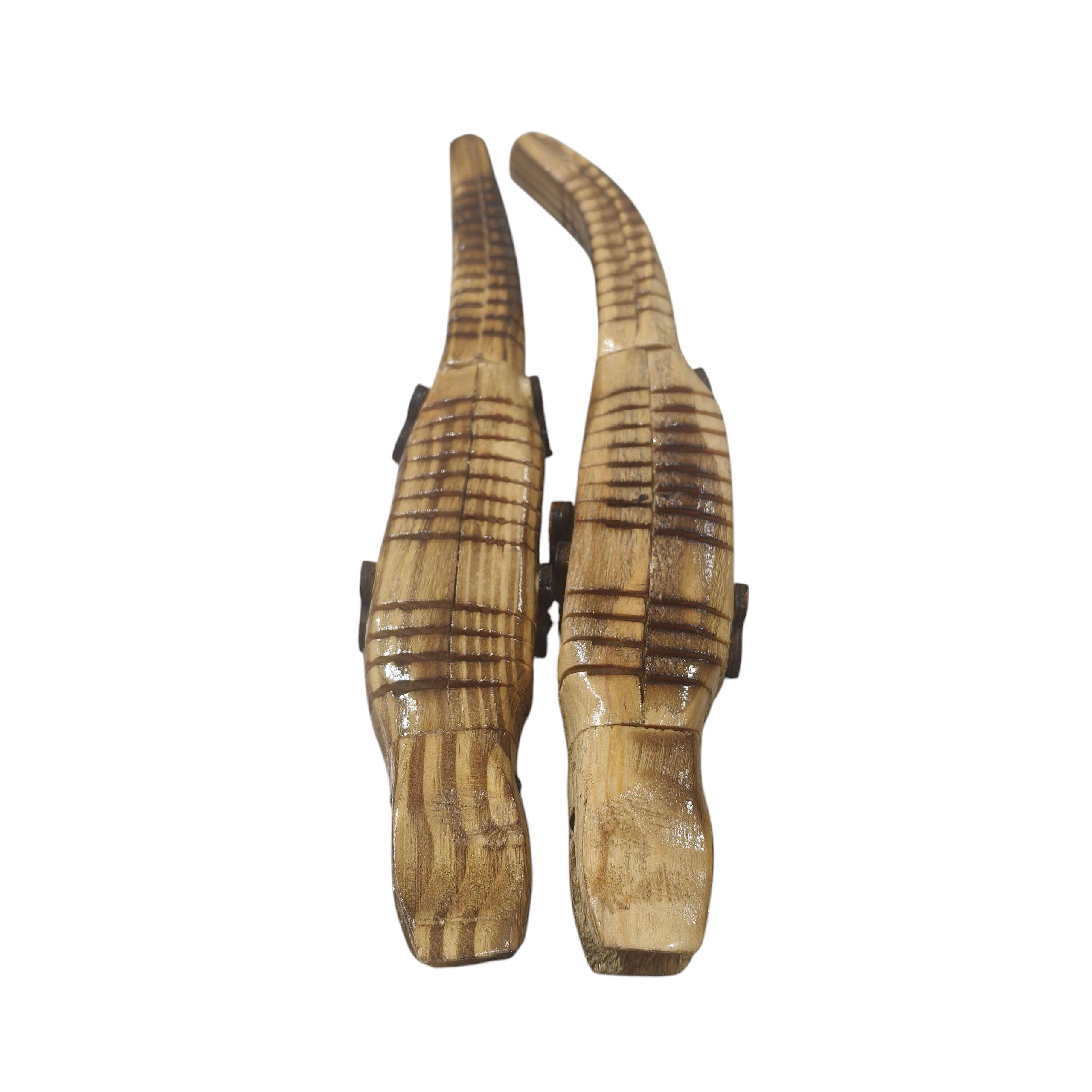 Wooden crocodile 01 (2pc)