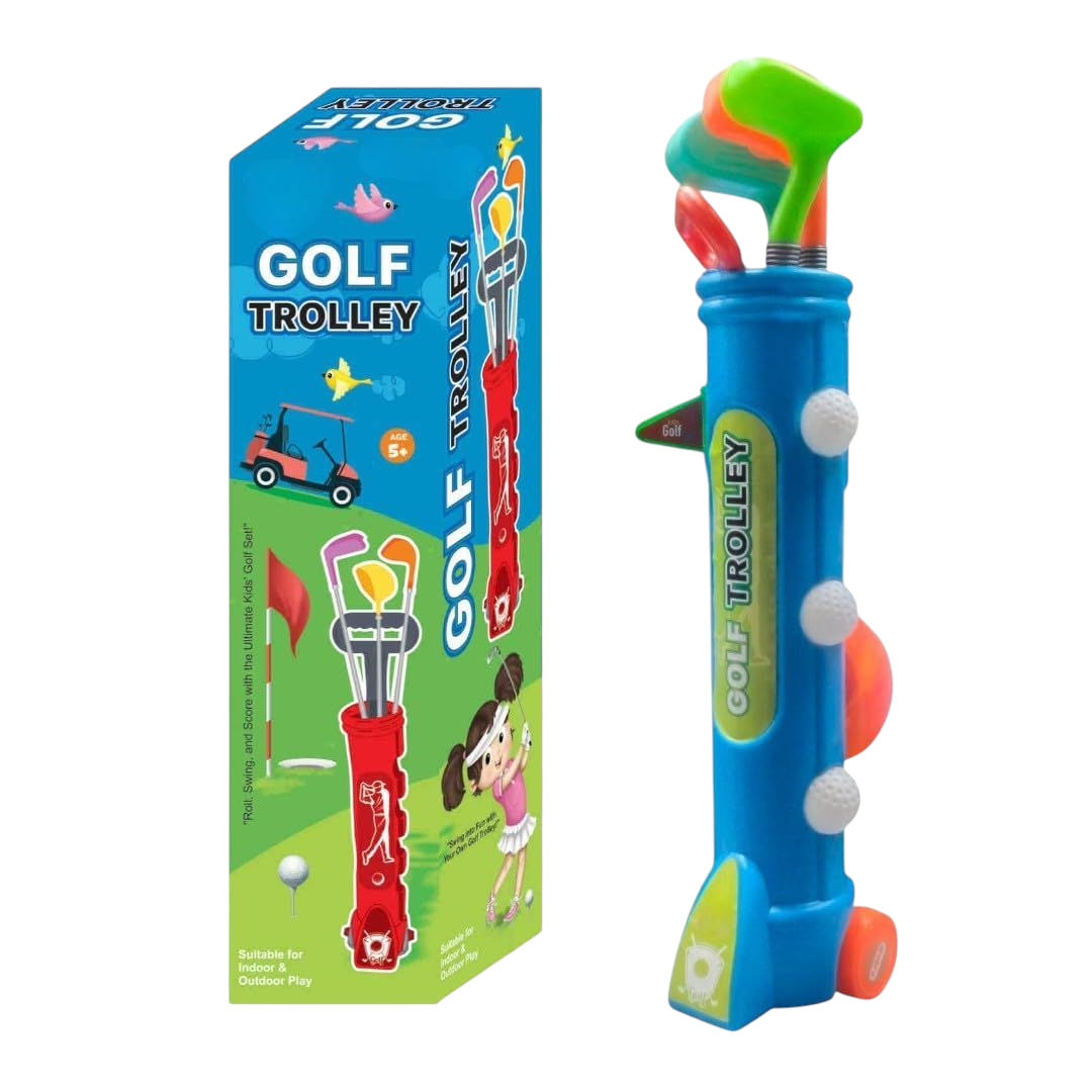 Kids Golf trolley set