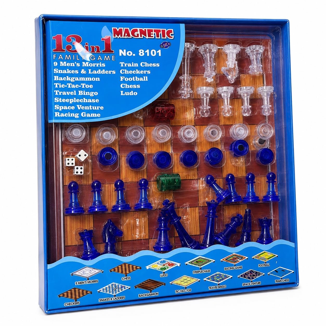 13in1 Magnetic chess game