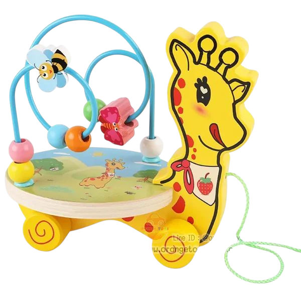 Round beads giraffe puzzle