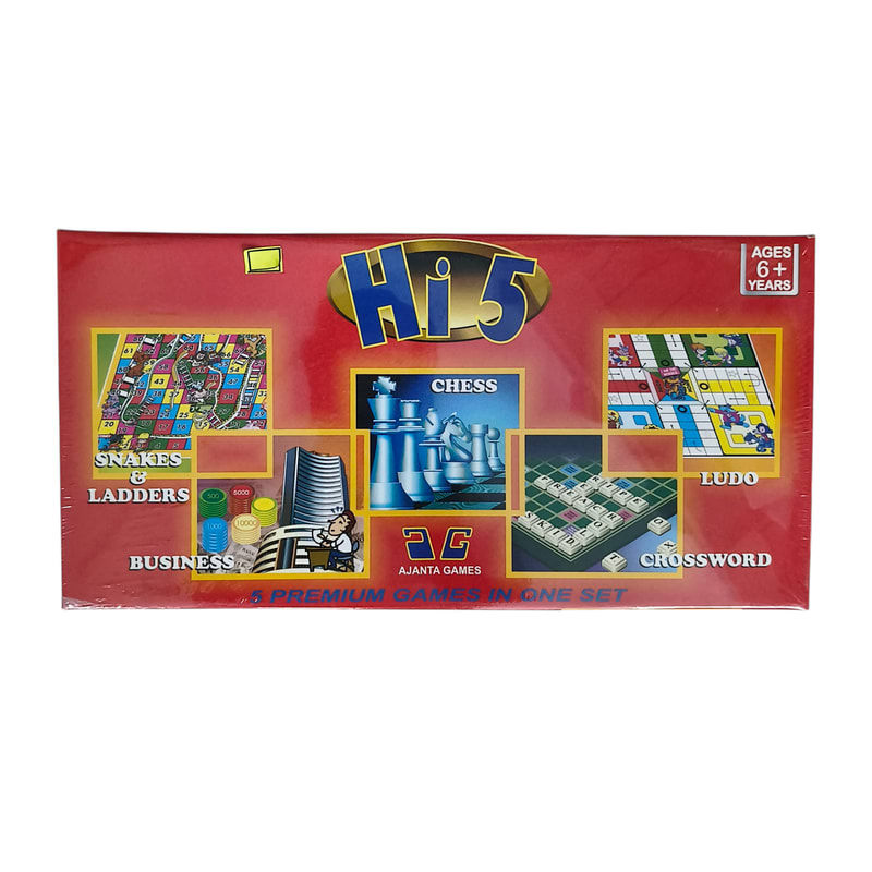 Hi 5 chess business crossword Ludo snake AG