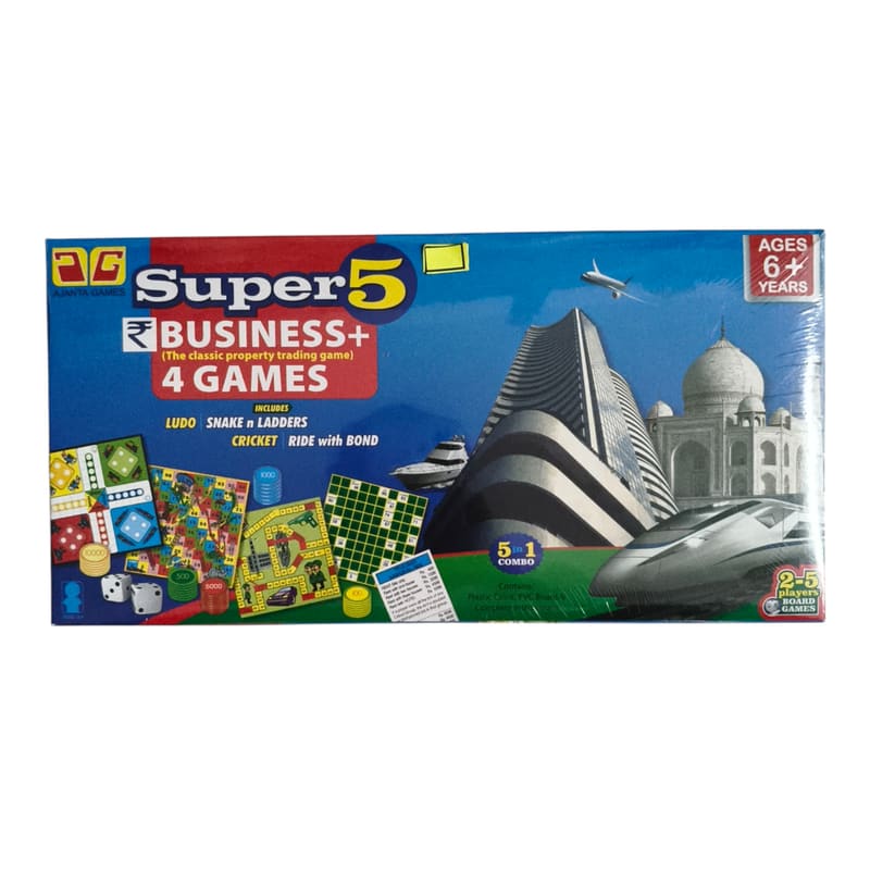 Mini Super 5 business + 4 Games 
