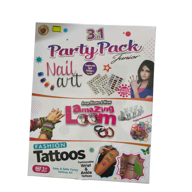 3in1 Nail Art Party Pack Annie