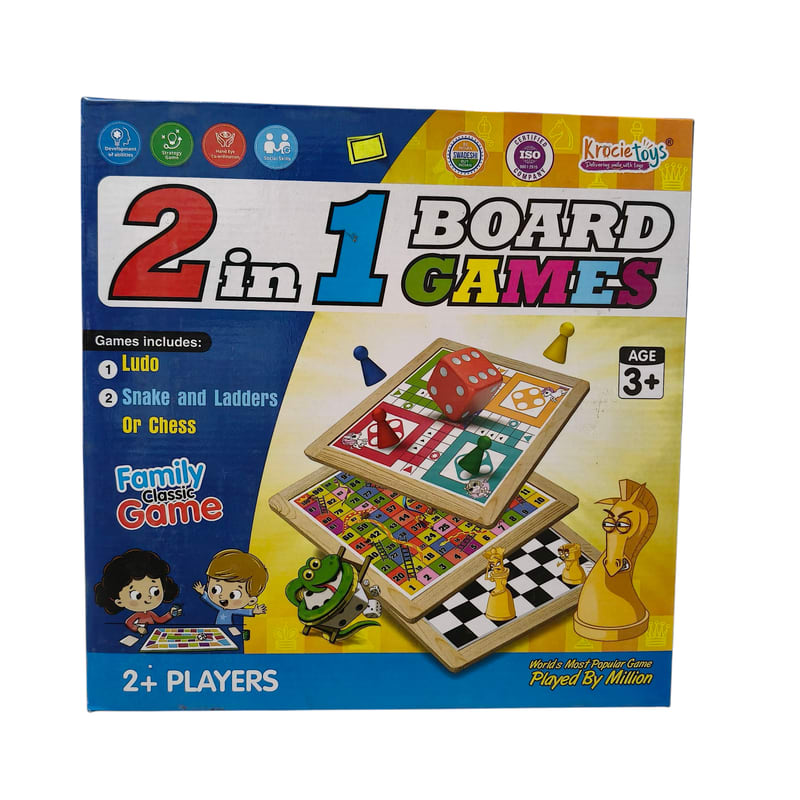 2in1 board game krocie