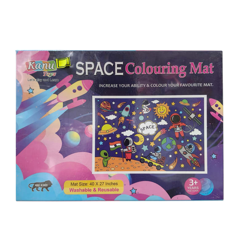 Space Colouring Mat Kanu