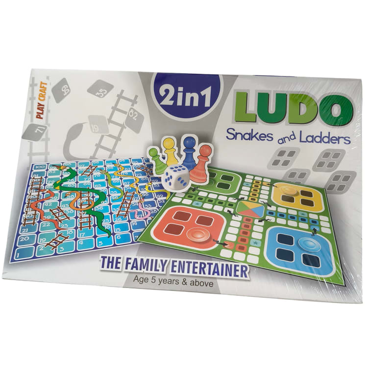 2in1 Ludo snake Ladders medium playcraft