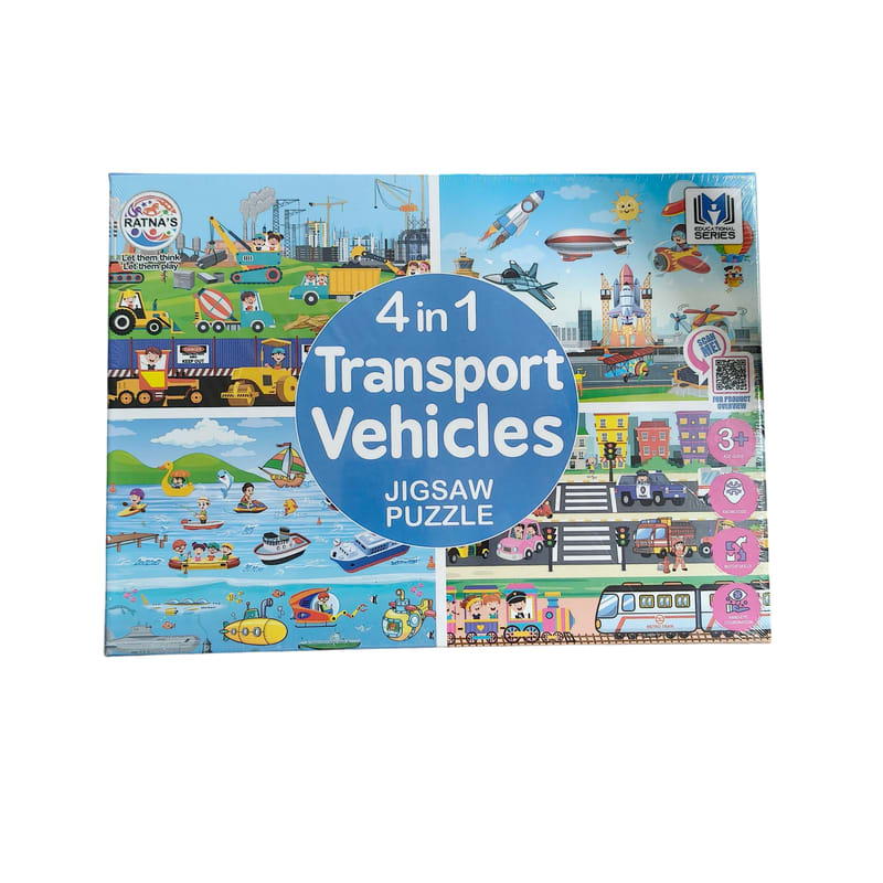 4in1 Transport Vehicle Puzzle