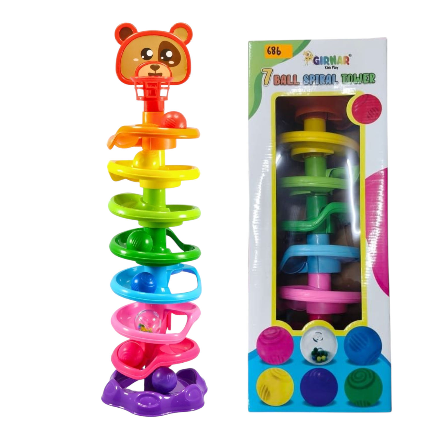 7ball Spiral Tower Jumbo Size