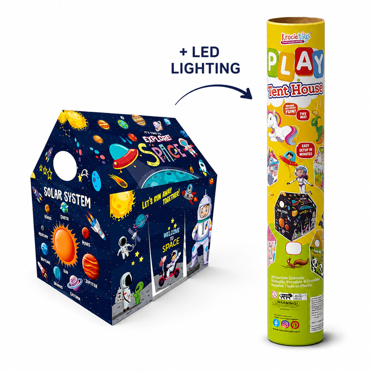 Space Tent + Led Lighting