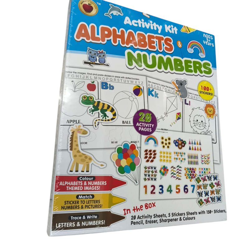 Alphabets and numbers Activity Kit