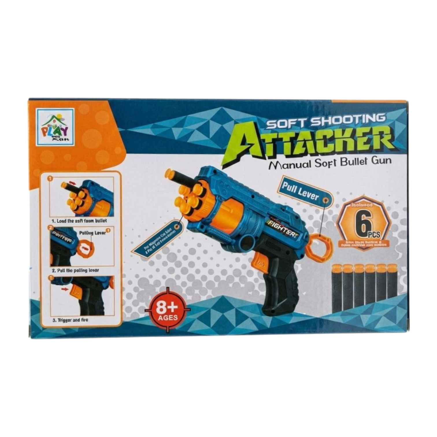Soft Shooting Attacker Gun 