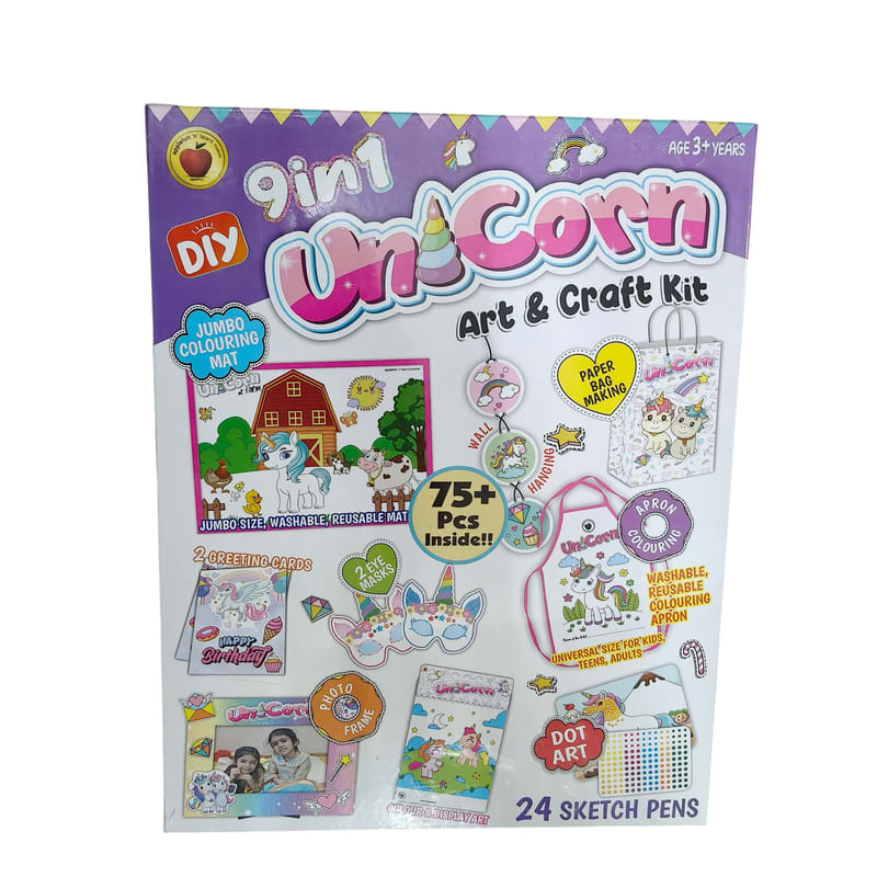 9in1 Unicorn art craft Annie