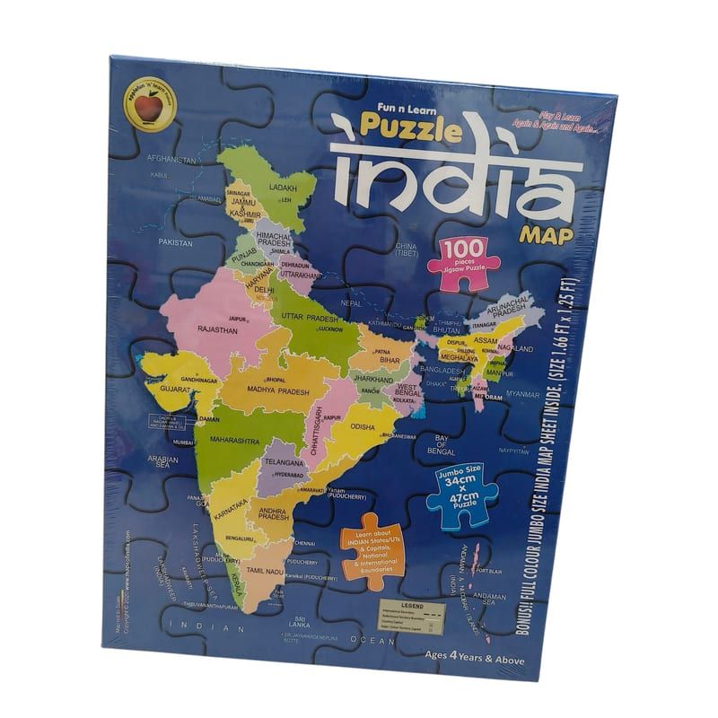 Indian Map Puzzle Annie
