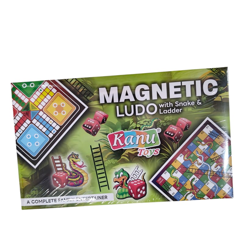 Magnetic Ludo With Snake ladder kanu