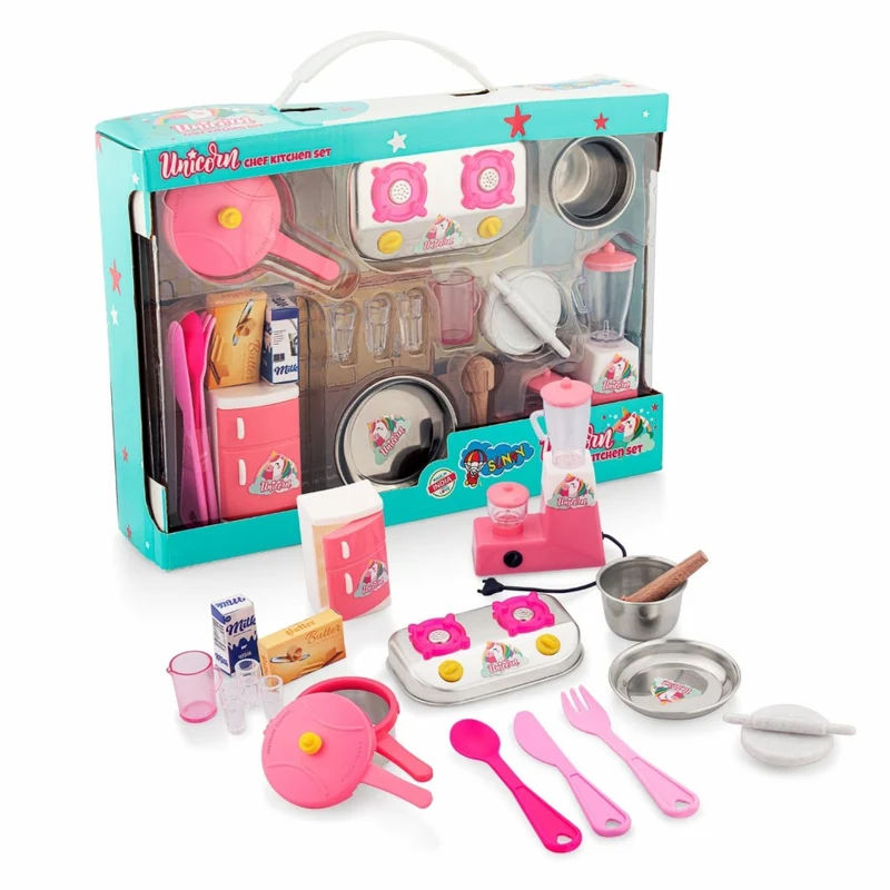Unicorn kitchen set