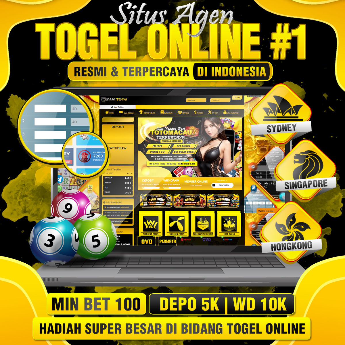 ramtoto pasaran togel terbanyak