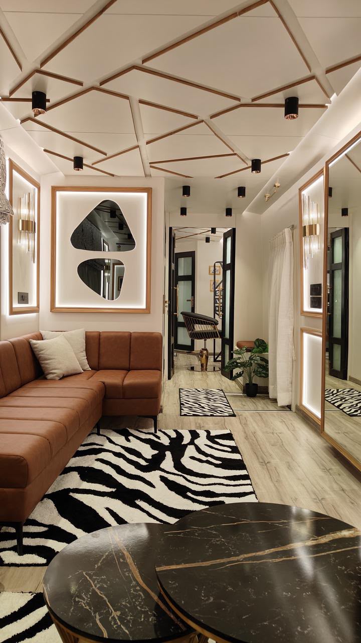 Celebrity Vanity Van interior