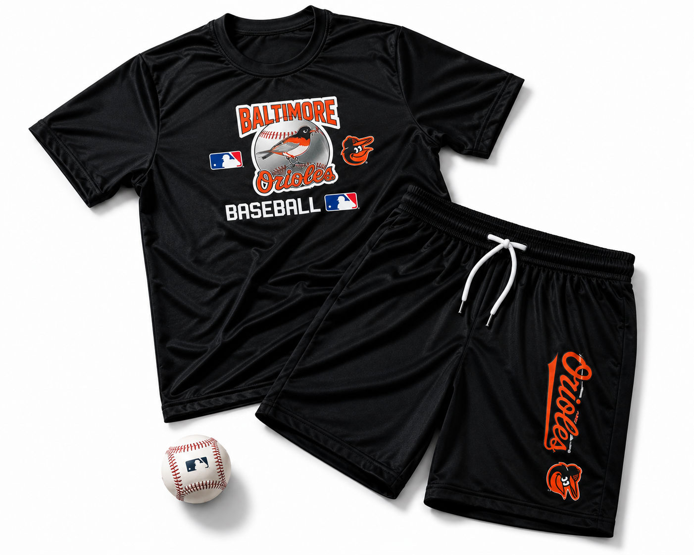 Conjuntos S – Orioles | Ideal para Fanáticos - Negro