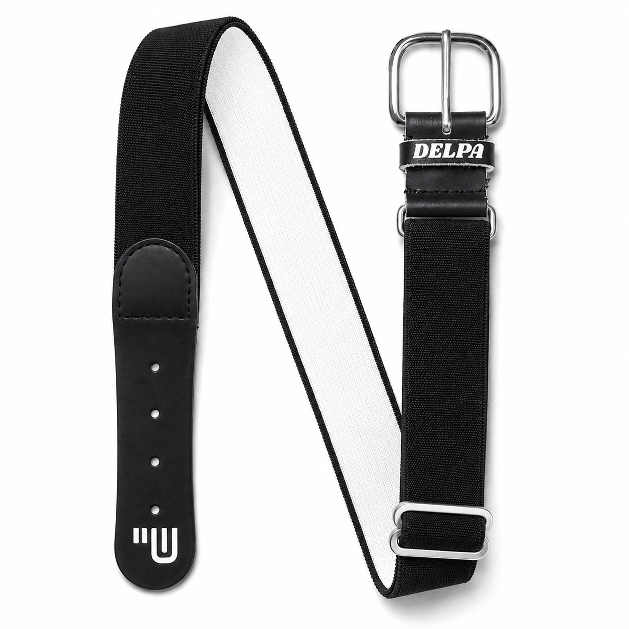 Correas de béisbol Delpa Tela/Goma Negro